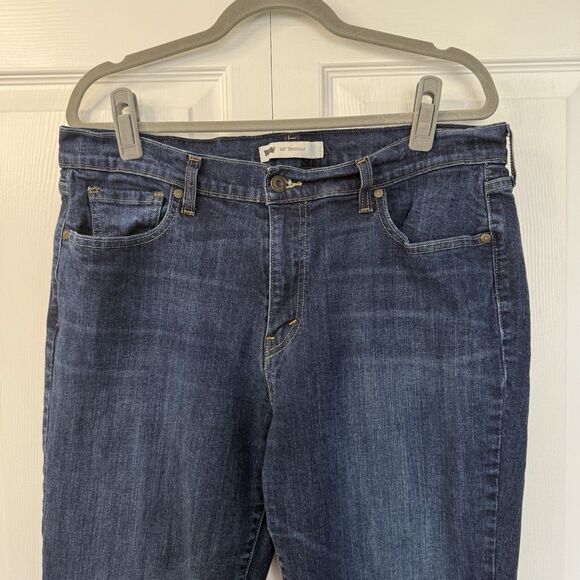 Levi's 515 Bootcut Jeans Dark Wash Women’s Size 16 - Picture 2 of 9